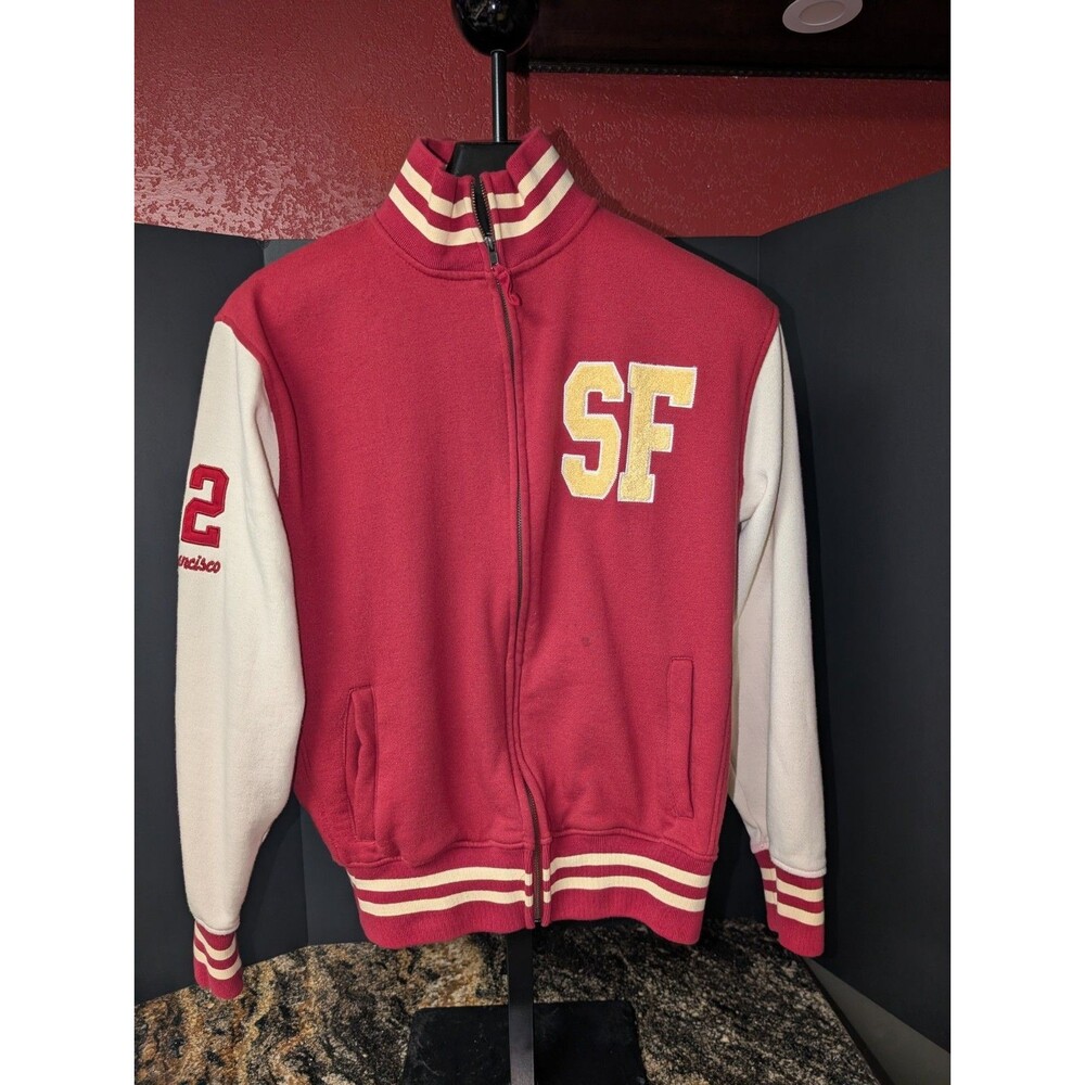 VTG San Francisco 49ers Youth Letterman Style Jacket Size XL Embroidered NFL